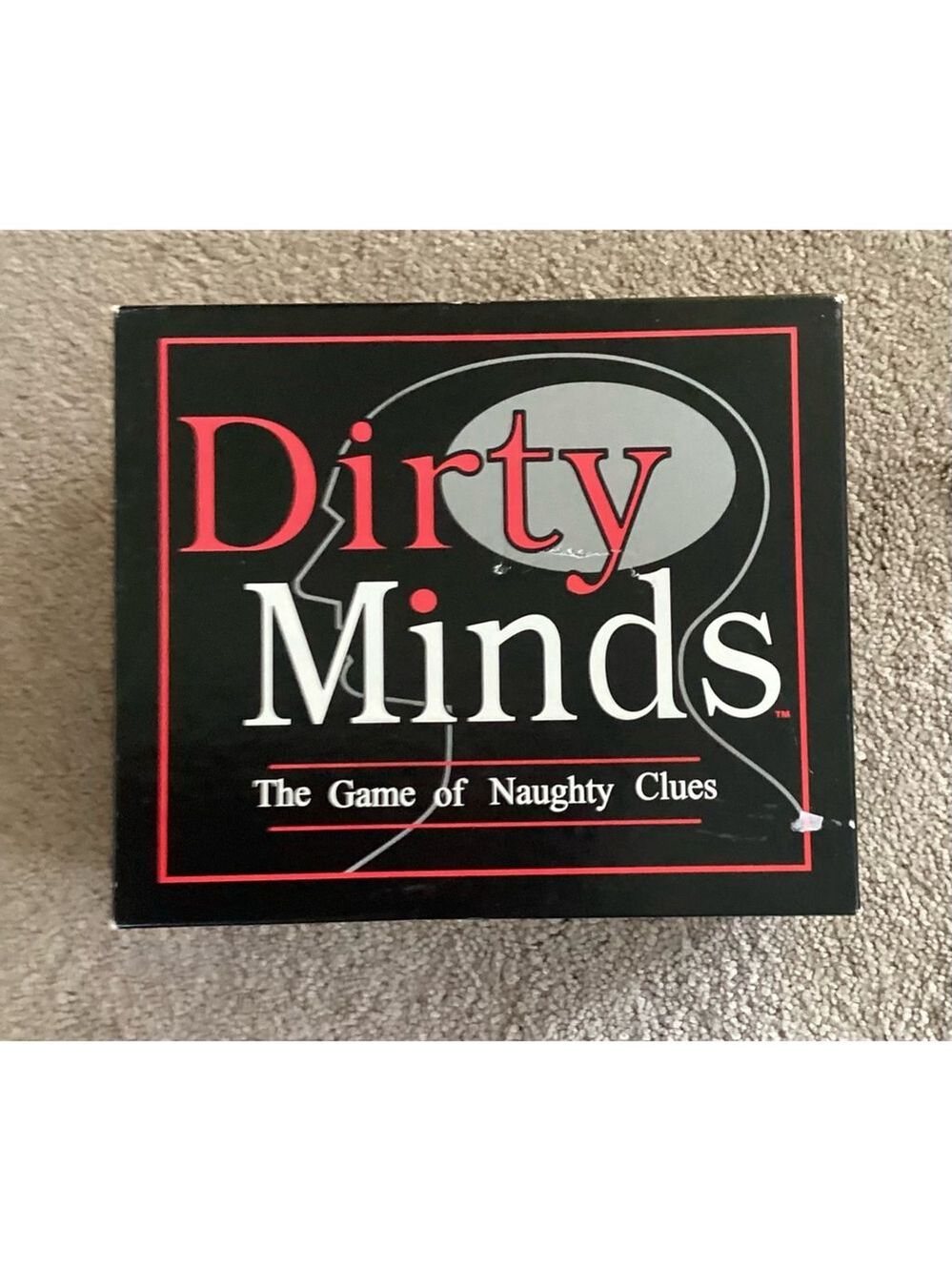 TDC Games Dirty Minds Board Game Black Red